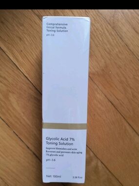 Glycolic Acid 7% Toning Solution - pH-3.6 Sealed Ex 2027
